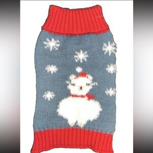 Dog Sweater Holiday Pattern SM NWOT